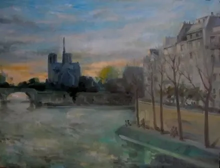 Notre Dame de Paris, painting