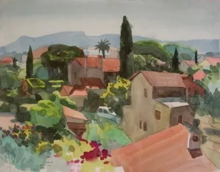 Sablette, Sud de France, painting