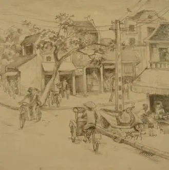 Hanoï III, painting