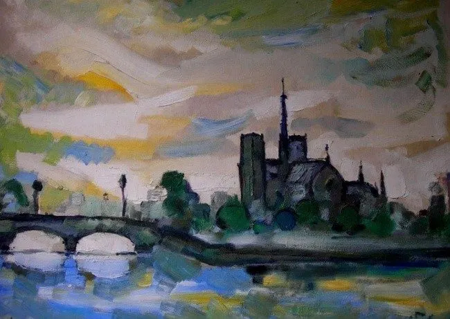 Notre Dame de Paris 2, painting