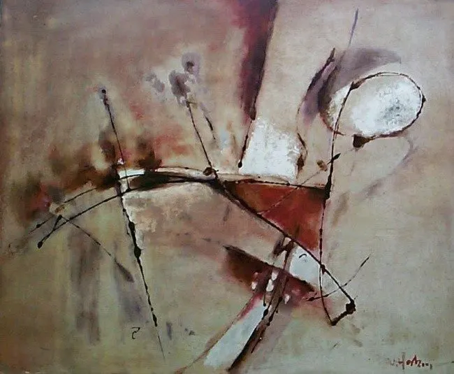 Sans titre 36, lacquer on wood