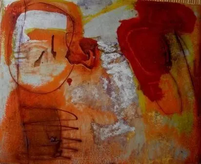 Sans titre 57, lacquer on wood