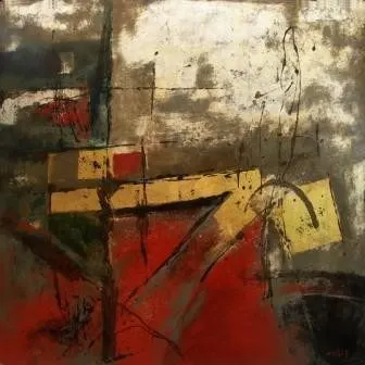 Sans titre 59, lacquer on wood