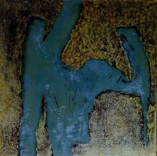 Sans titre 78, lacquer on wood