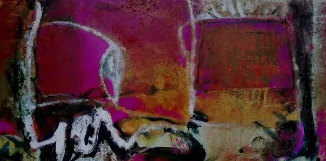 Sans titre 79, lacquer on wood