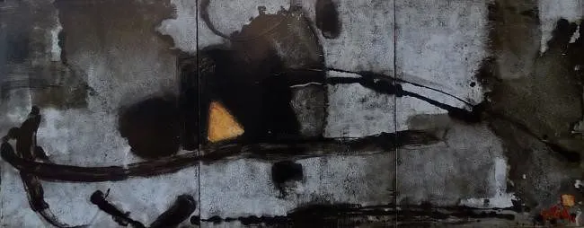 Sans titre 85, lacquer on wood