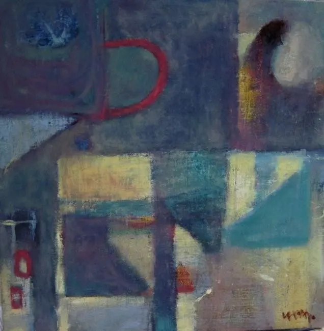 Sans titre 90, lacquer on wood