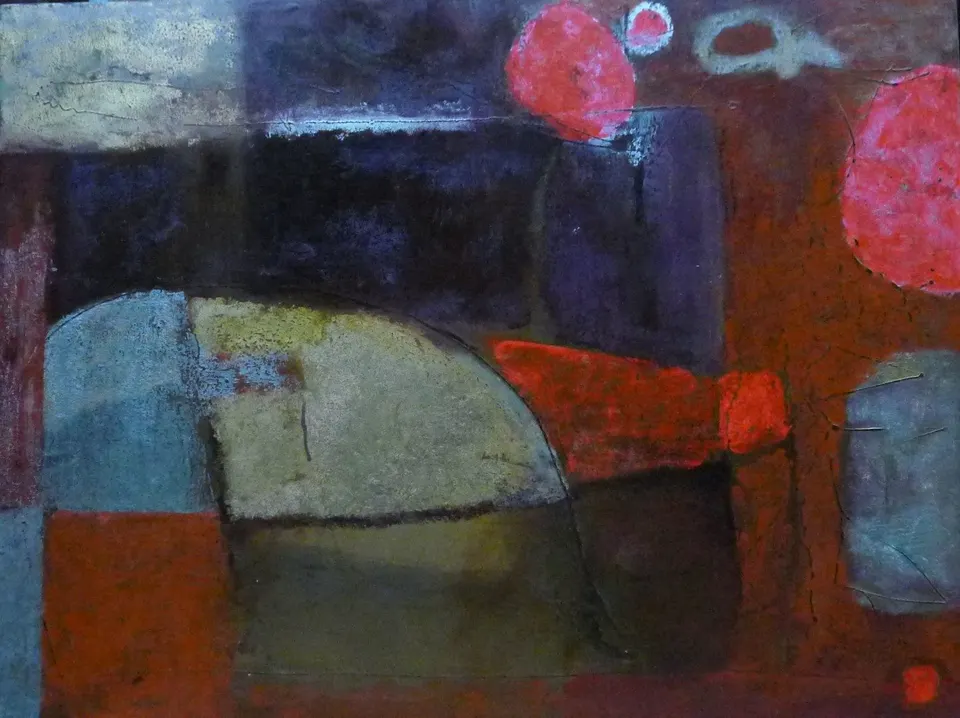 Sans titre, lacquer on wood
