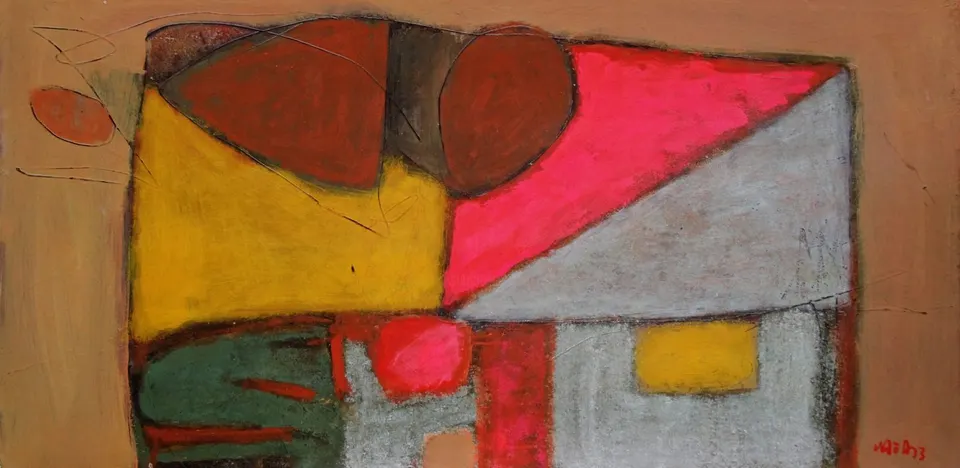 Sans titre, lacquer on wood