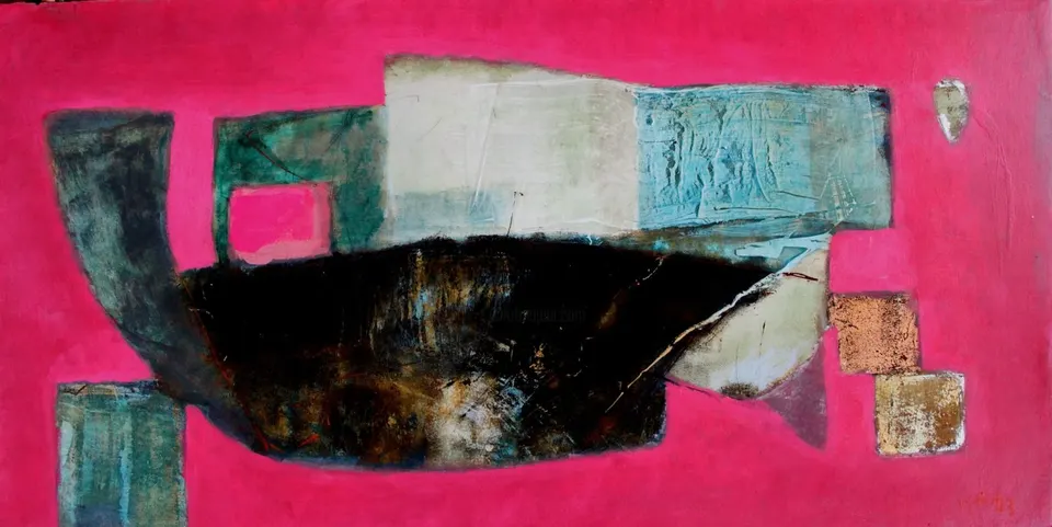 Sans titre, lacquer on wood